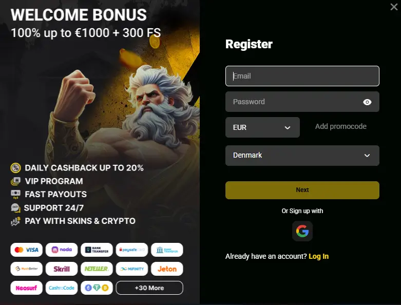 Betibet Casino Registration